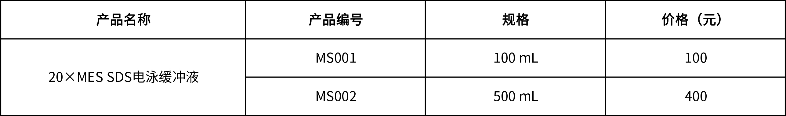 20×MES SDS電泳緩沖液 20×MES SDS電泳緩沖液