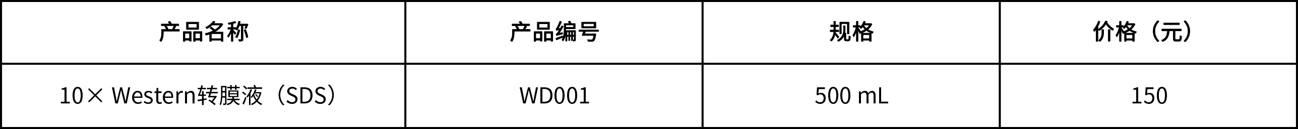 10×Western轉(zhuǎn)膜液(SDS) 10×Western轉(zhuǎn)膜液(SDS)